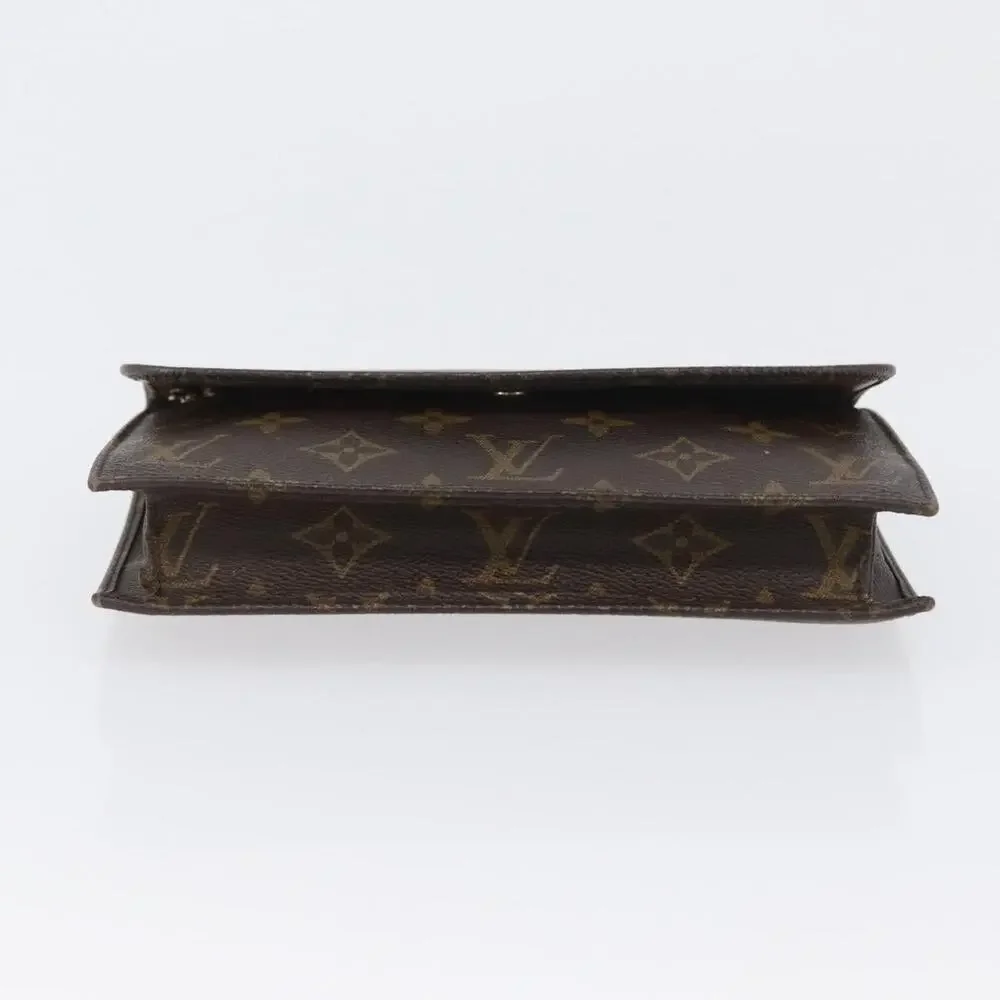 Louis Vuitton Monogram Pochette Rabat 20 Clutch Bag Brown